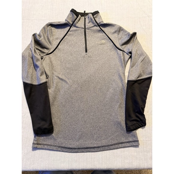 The North Face Tops - The North Face Women's S/P Gray 1/4 Zip Pullover Fleece Activewear Jacket